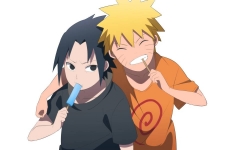 Amicizia Naruto e Sasuke Piccoli